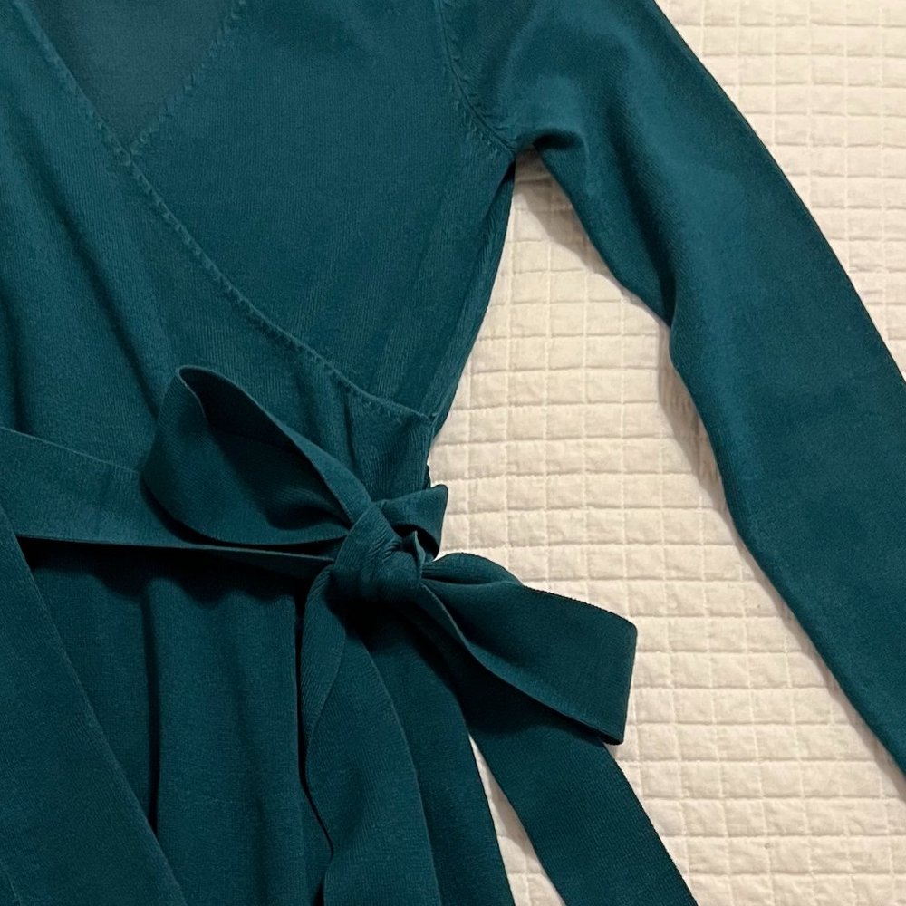 Patty Boutik Faux Wrap Knit Dress